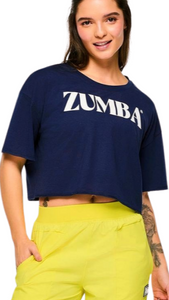 Zumba Out Loud Boxy Crop Top