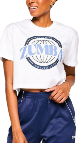 Zumba Out Loud Crew Neck Crop Top (Special Order)
