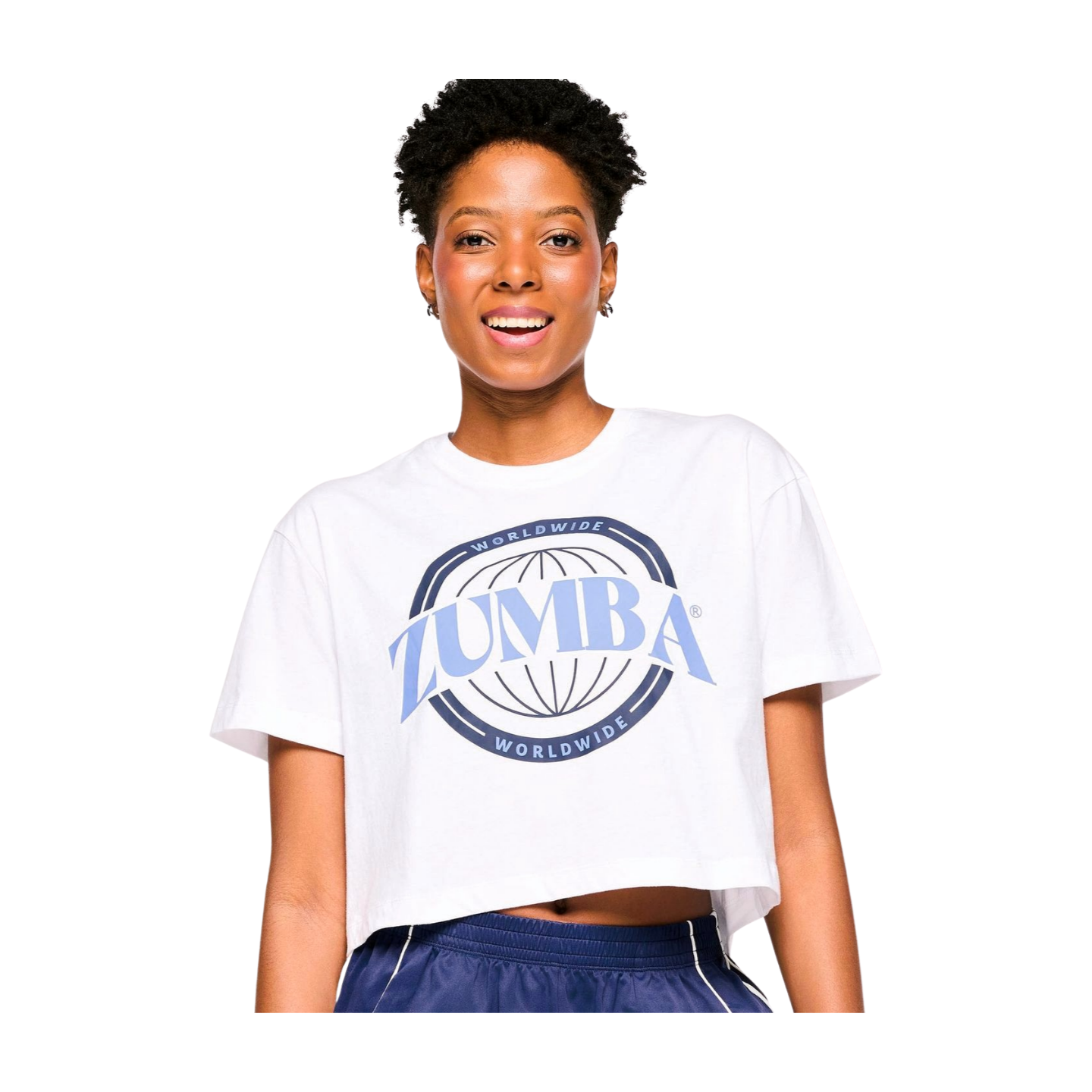 Zumba Out Loud Crew Neck Crop Top (Special Order)