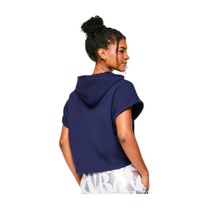 Zumba Out Loud Short Sleeve Crop Pullover Hoodie (Special Order)