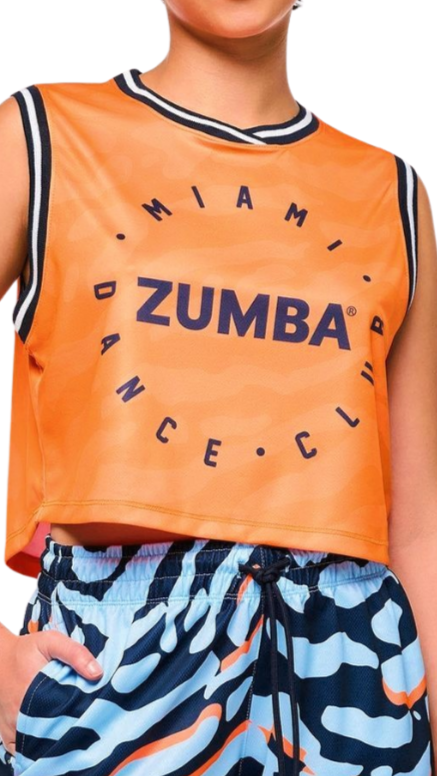 Victory Crop Loose Tank With Crossover Neck (Special Order)