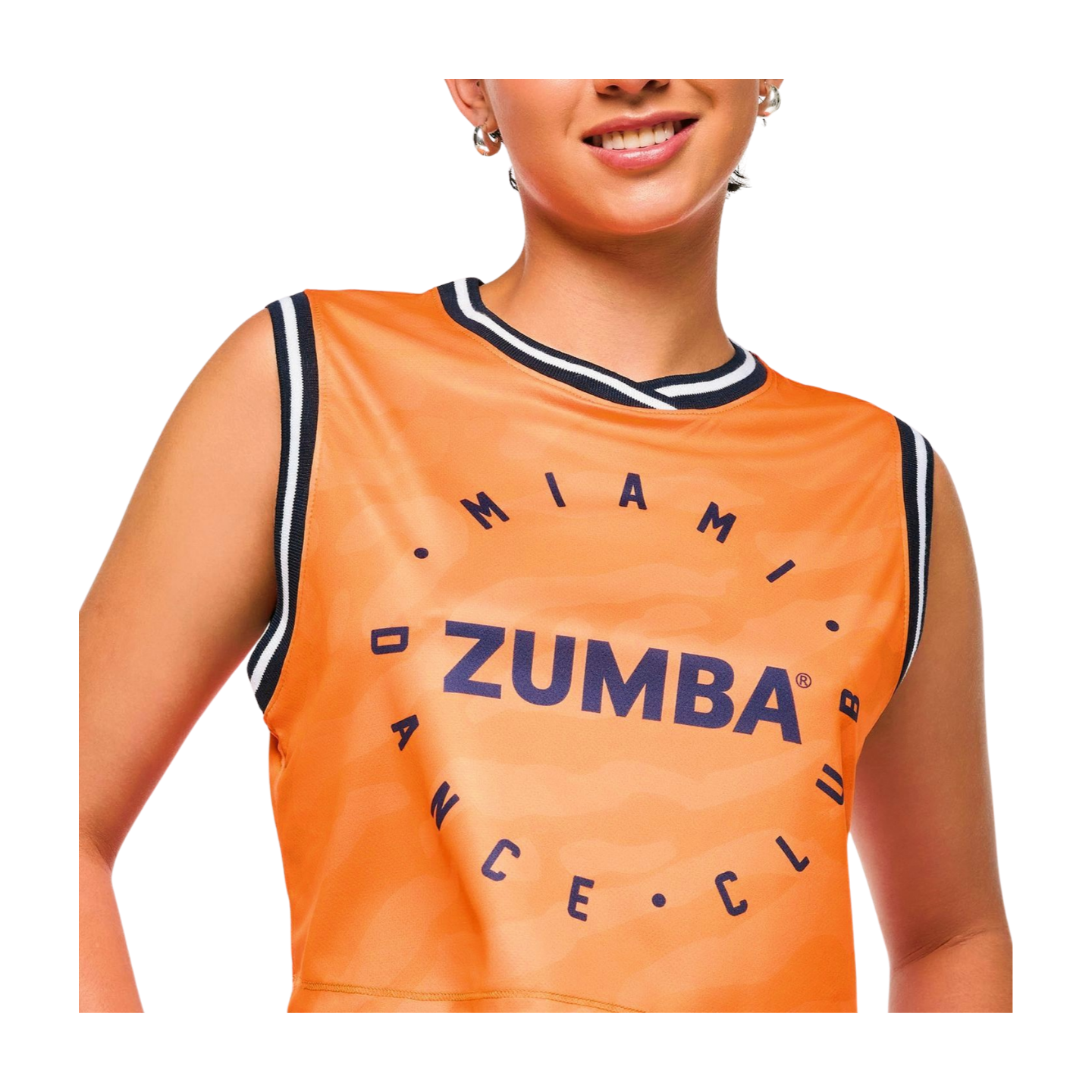 Victory Crop Loose Tank With Crossover Neck (Special Order)