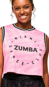 Victory Crop Loose Tank With Crossover Neck (Special Order)