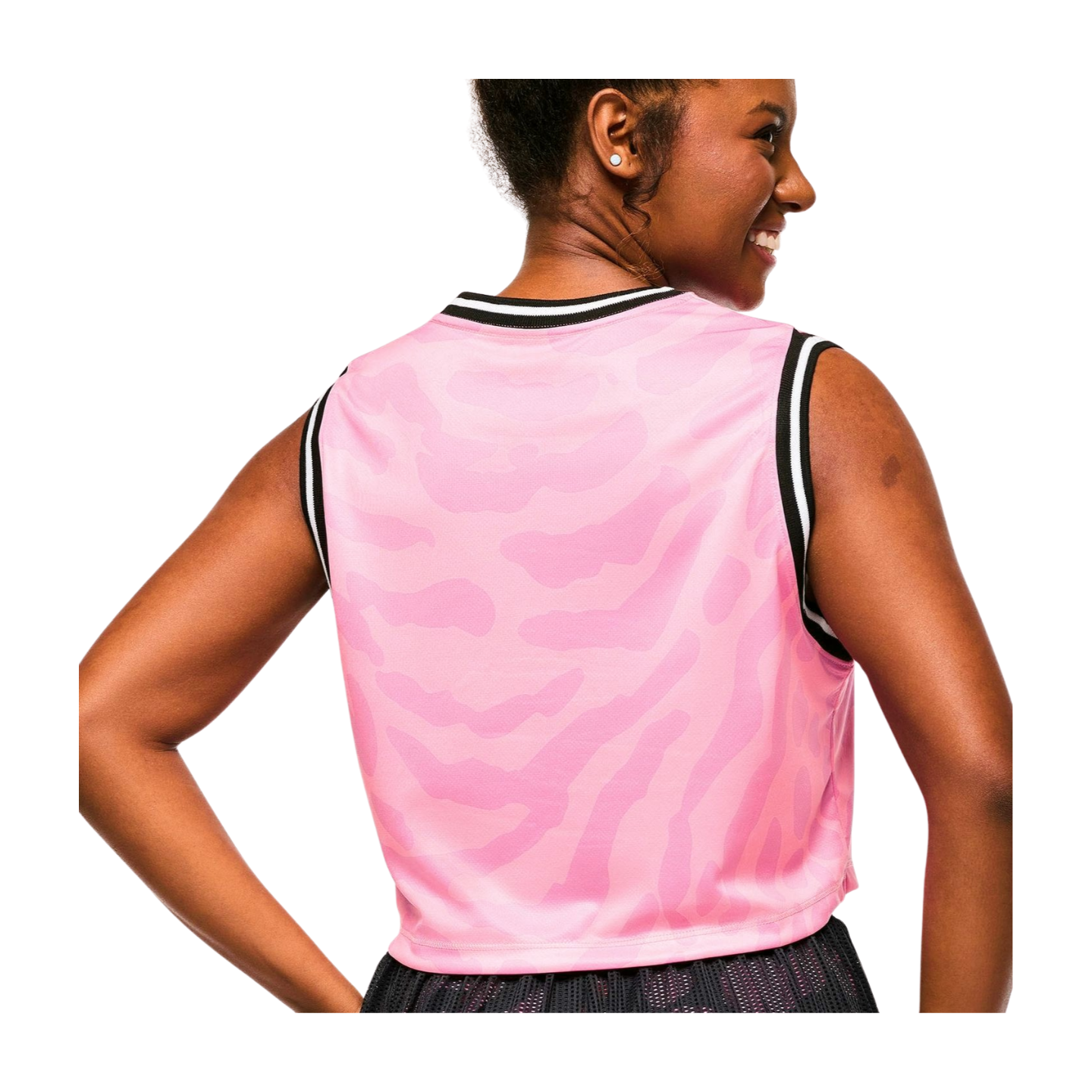 Victory Crop Loose Tank With Crossover Neck (Special Order)
