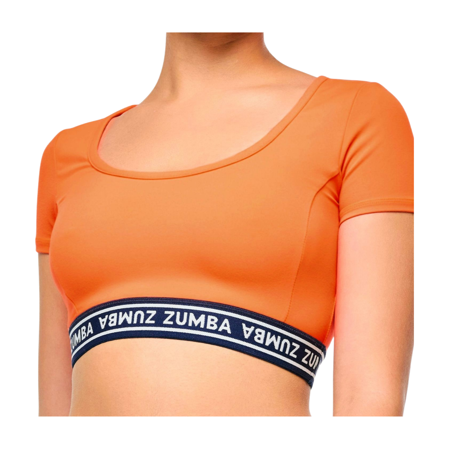 Victory Scoop Neck Crop Top (Special Order)