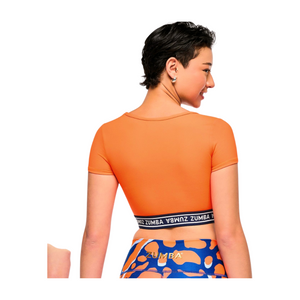 Victory Scoop Neck Crop Top (Special Order)