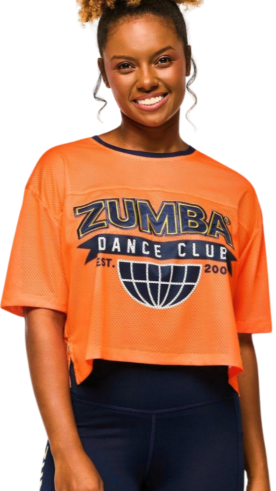 Victory Mesh Boxy Crop Top (Special Order)