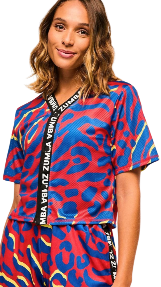 Victory Cropped Mesh Baseball Top (Special Order)