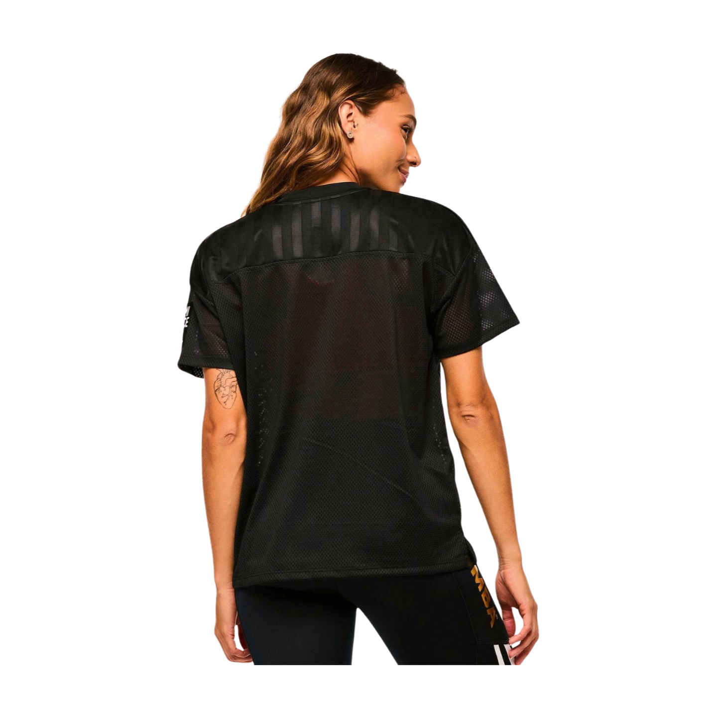 Victory V-Neck Mesh Top With Yoke (Special Order)