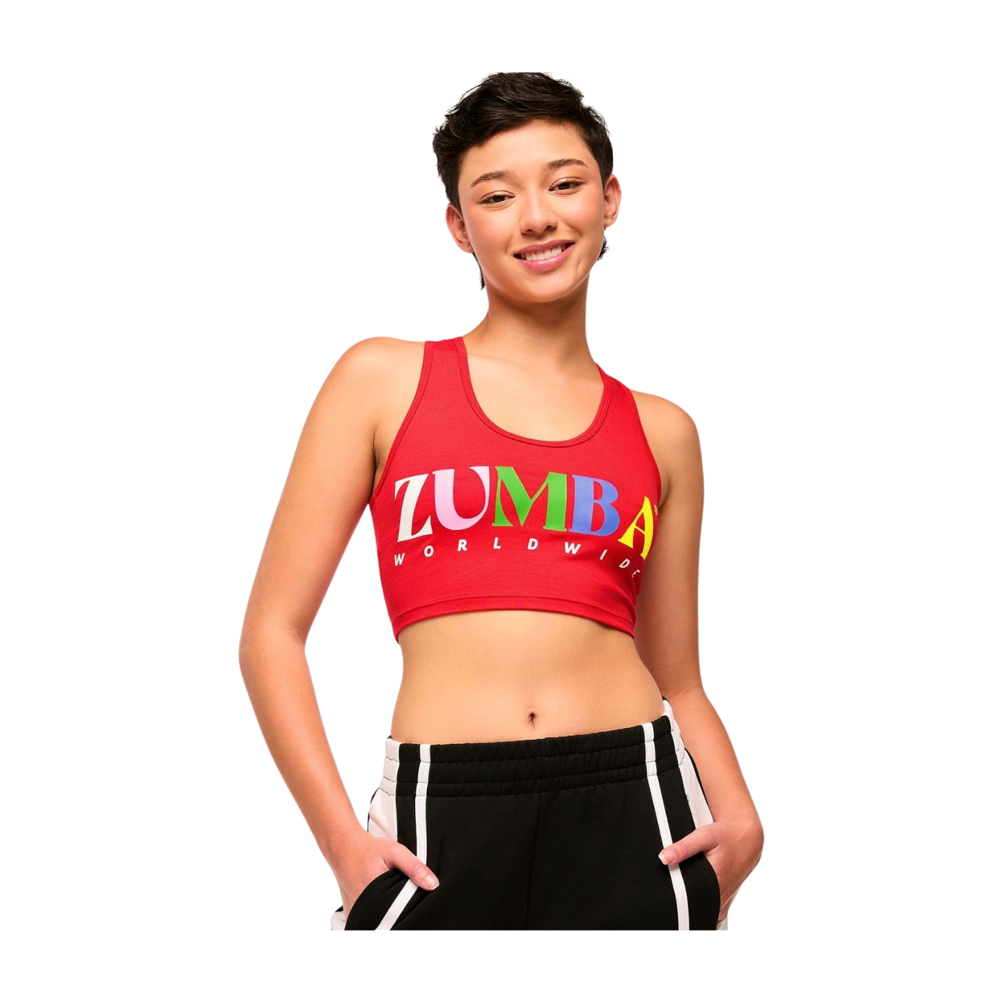 Zumba Haus Crop Racerback
