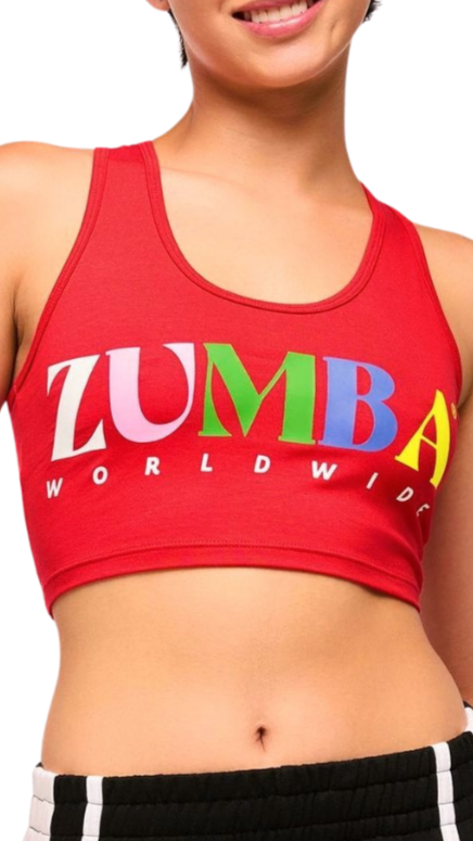 Zumba Haus Crop Racerback