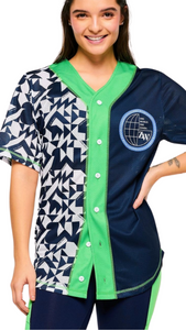 Zumba Out Loud Baseball Button Up Jersey (Special Order)