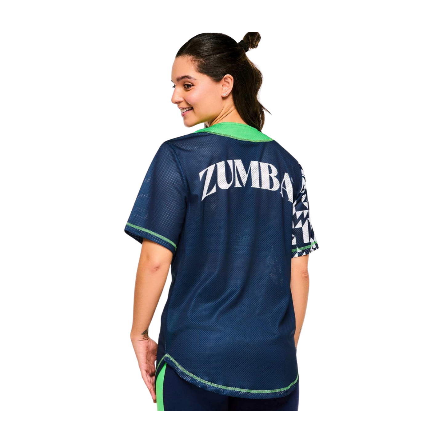Zumba Out Loud Baseball Button Up Jersey (Special Order)