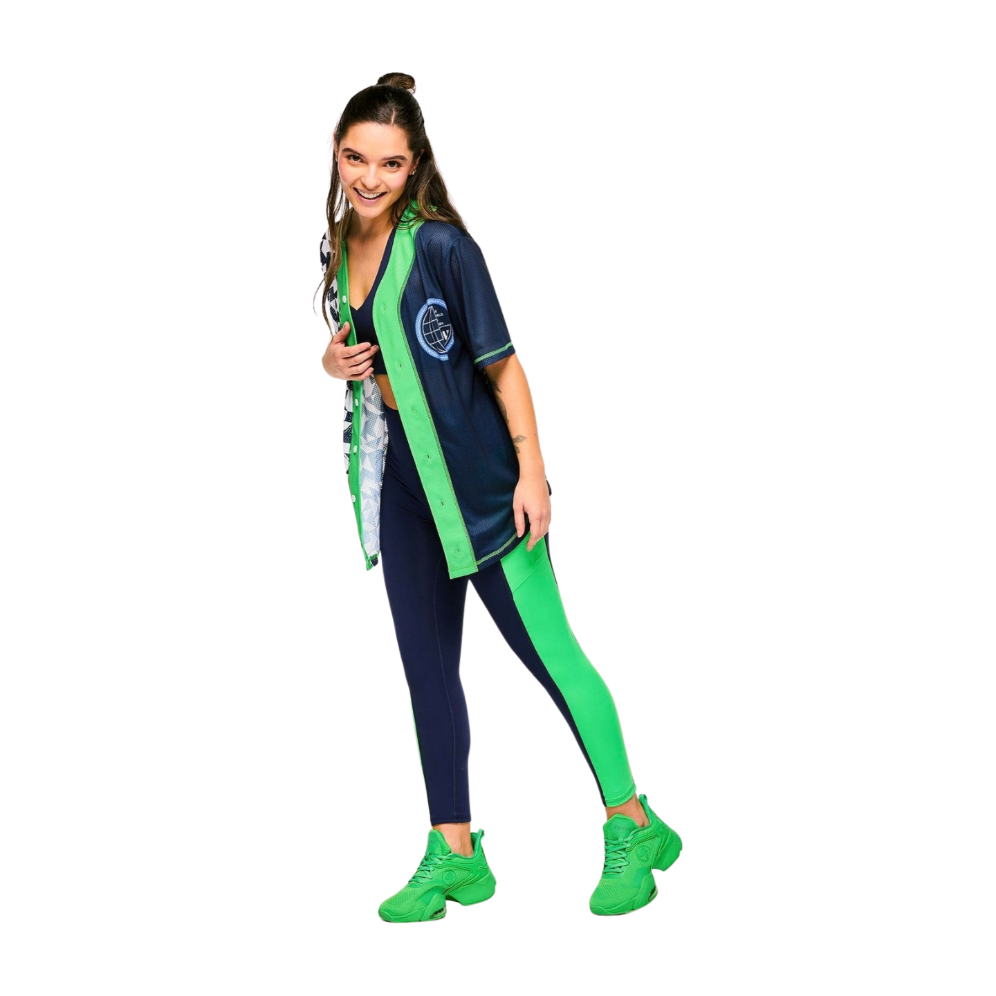 Zumba Out Loud Baseball Button Up Jersey (Special Order)