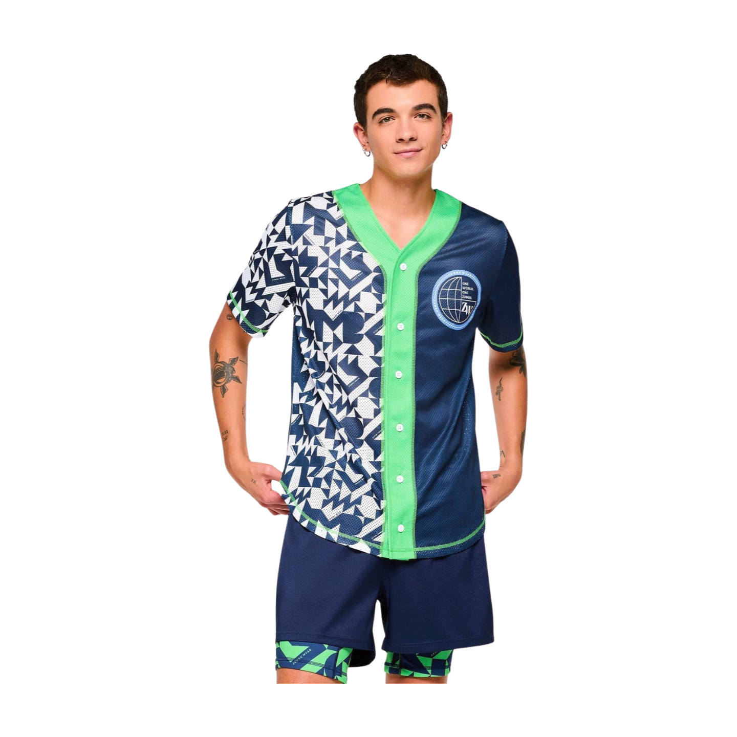 Zumba Out Loud Baseball Button Up Jersey (Special Order)