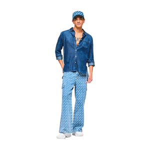 Blue Jean High Low Button Down