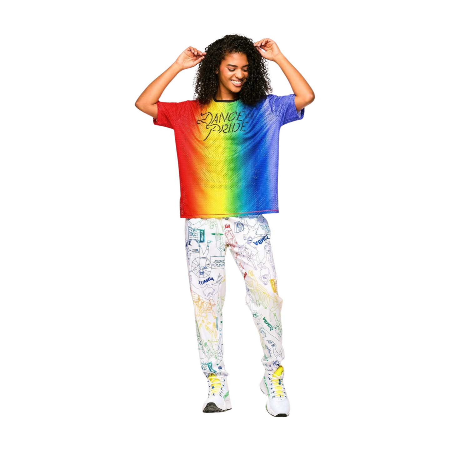 Zumba Boxy Mesh Top With Side Slits (Pre-Order)