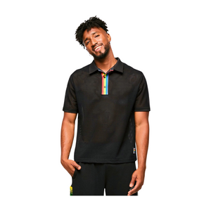 Zumba Oversized Mesh Polo (Pre-Order)