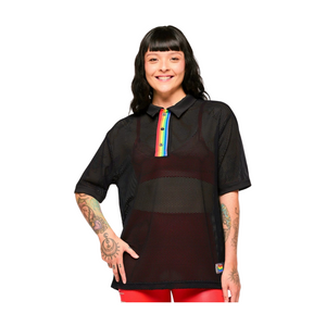 Zumba Oversized Mesh Polo (Pre-Order)