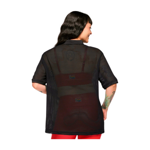 Zumba Oversized Mesh Polo (Pre-Order)