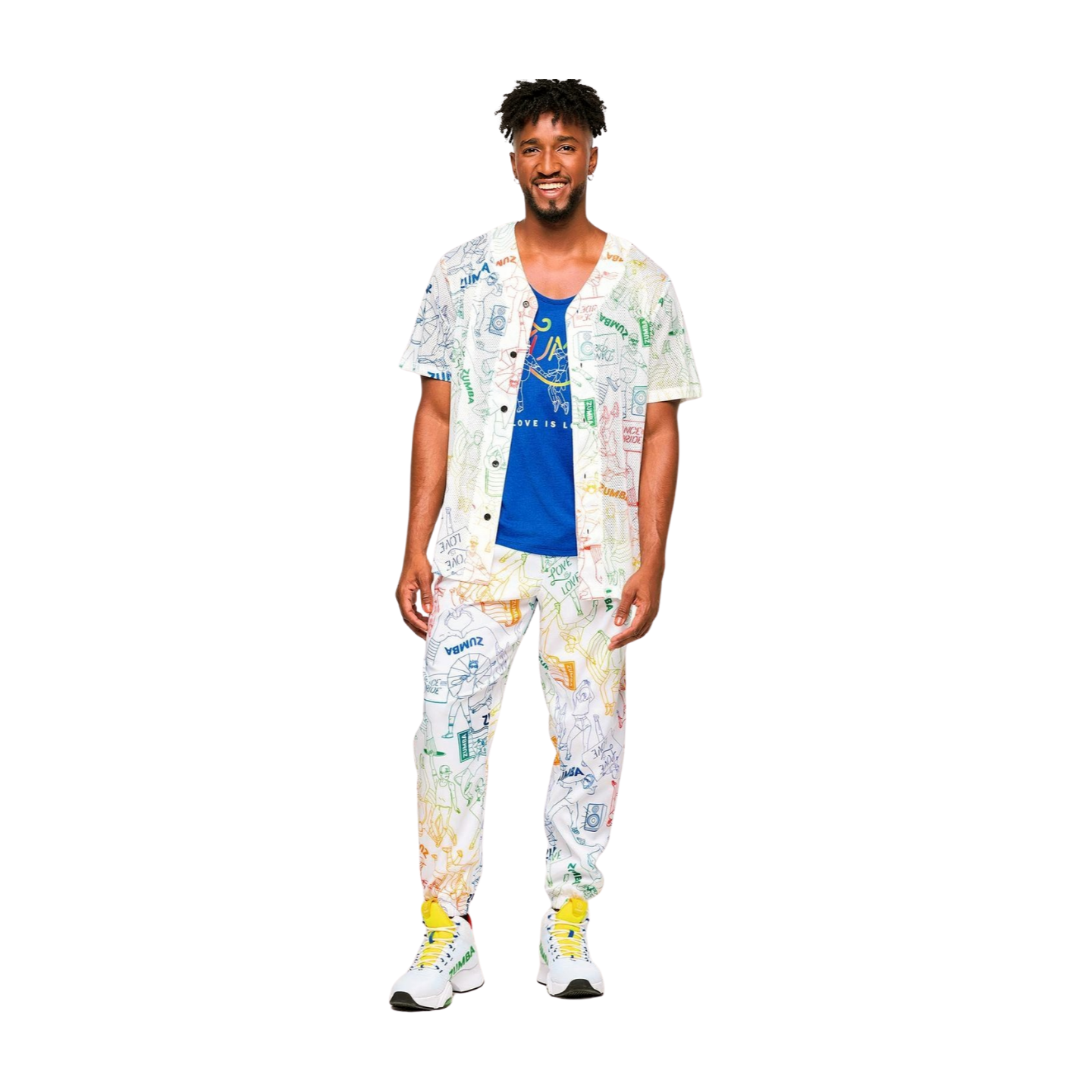 Zumba Baseball Button Up Jersey (Pre-Order)