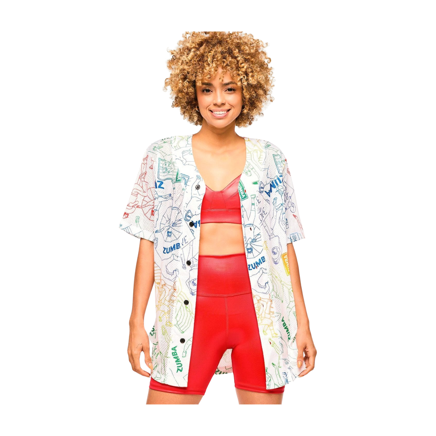Zumba Baseball Button Up Jersey (Pre-Order)