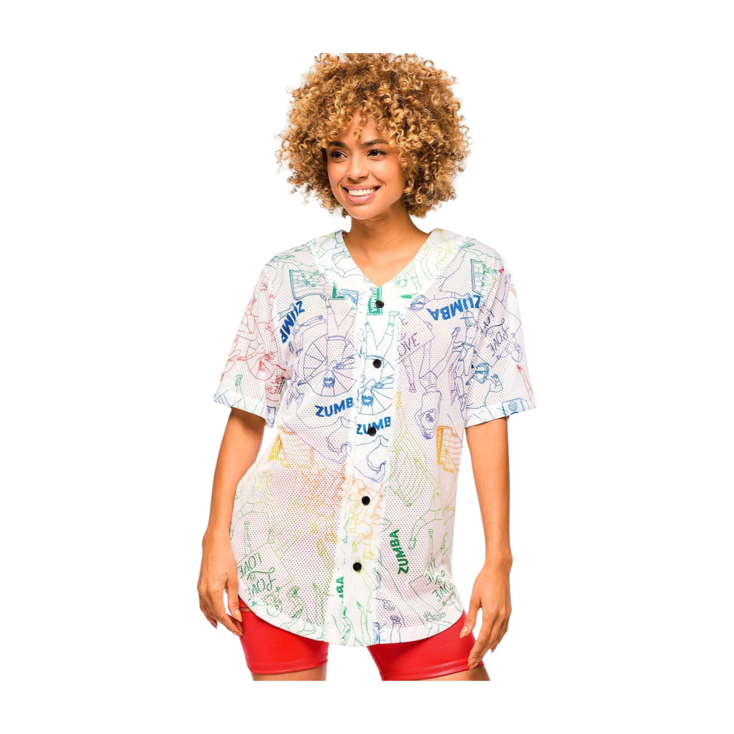Zumba Baseball Button Up Jersey (Pre-Order)