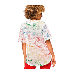 Zumba Baseball Button Up Jersey (Pre-Order)