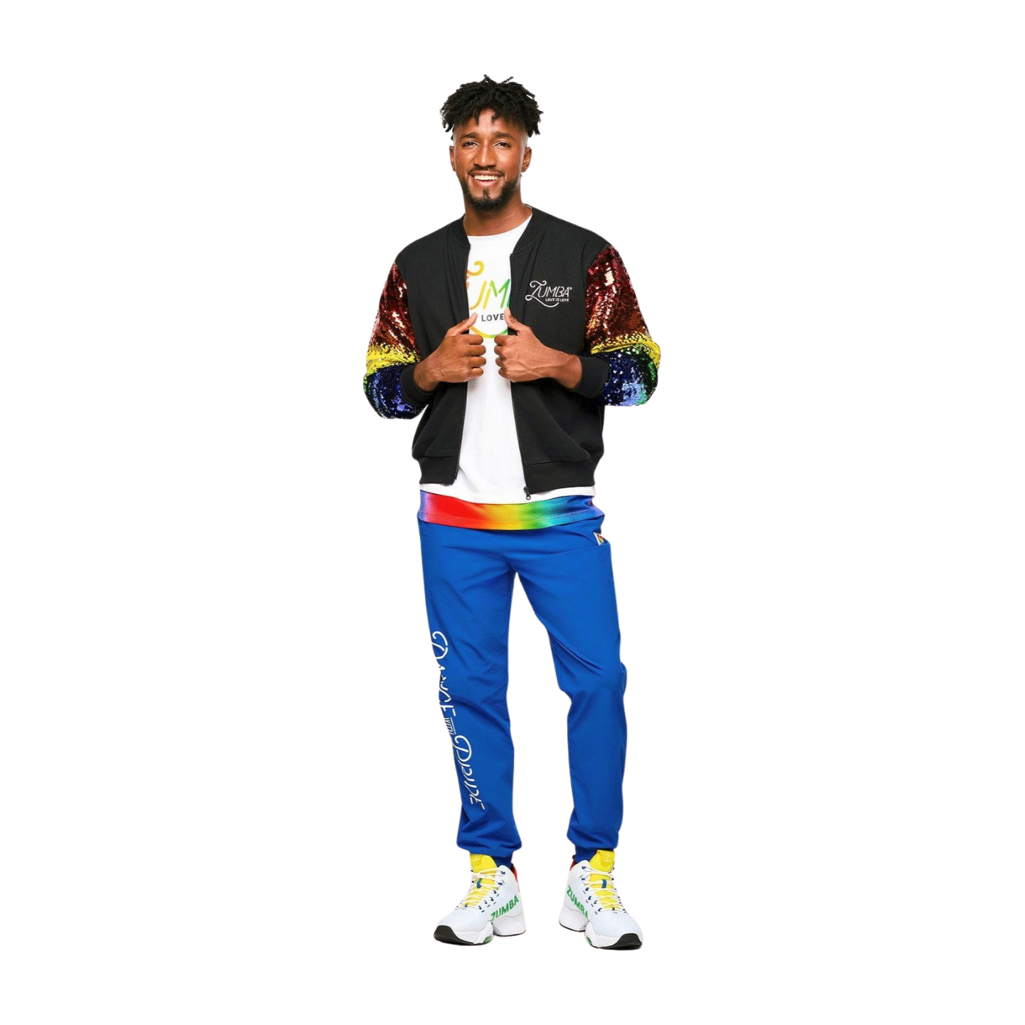 Zumba Bomber Jacket With Sequin Sleeves (Pre-Order)