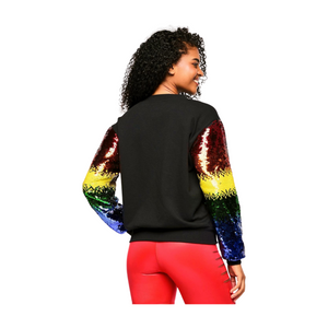 Zumba Bomber Jacket With Sequin Sleeves (Pre-Order)