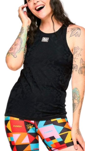 Zumba Rays High Neck Tank (Pre-Order)