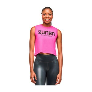Zumba Libre Crew Neck Crop Tank