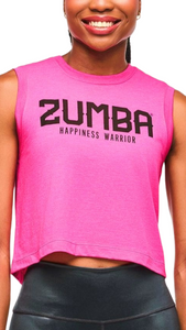 Zumba Libre Crew Neck Crop Tank
