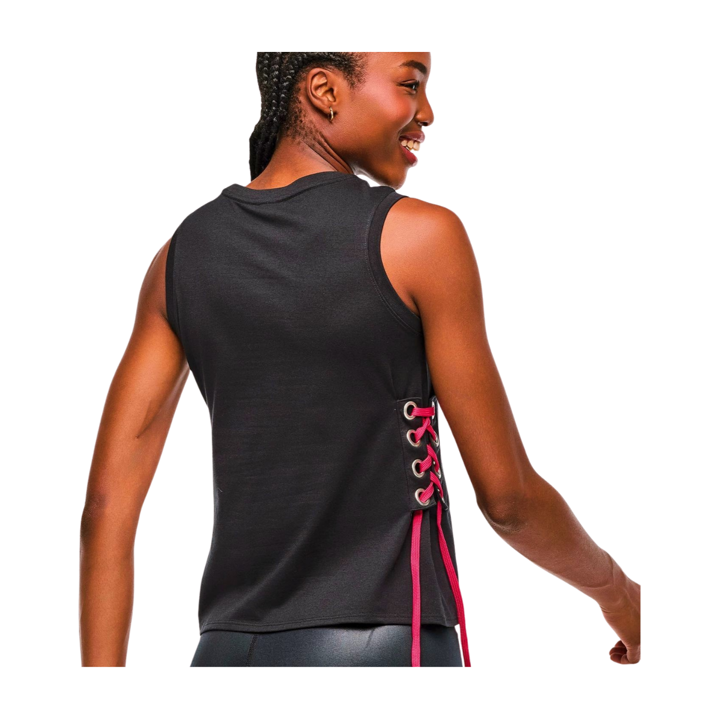 Zumba Libre Tank With Lace Up Detail