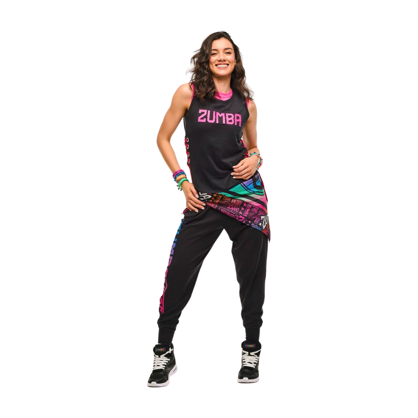 Zumba Libre Tank With Lace Up Detail