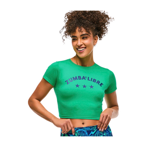 Zumba Libre Fitted Crop Top (Pre-Order)