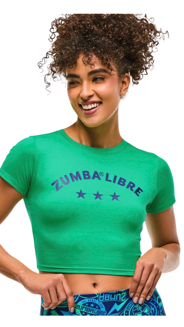 Zumba Libre Fitted Crop Top (Pre-Order)