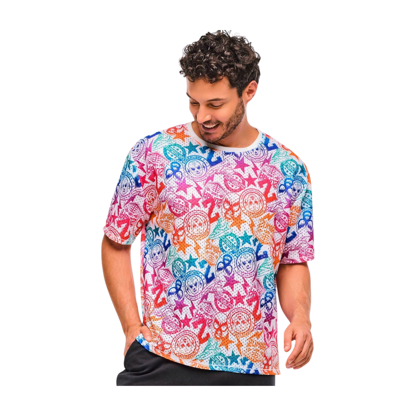 Zumba Libre Boxy Mesh Top With Side Slits (Pre-Order)