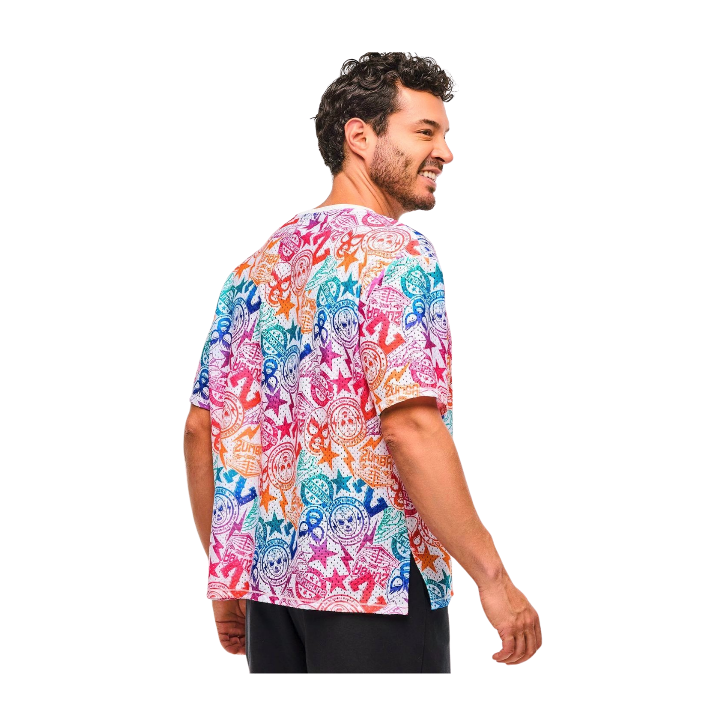 Zumba Libre Boxy Mesh Top With Side Slits (Pre-Order)