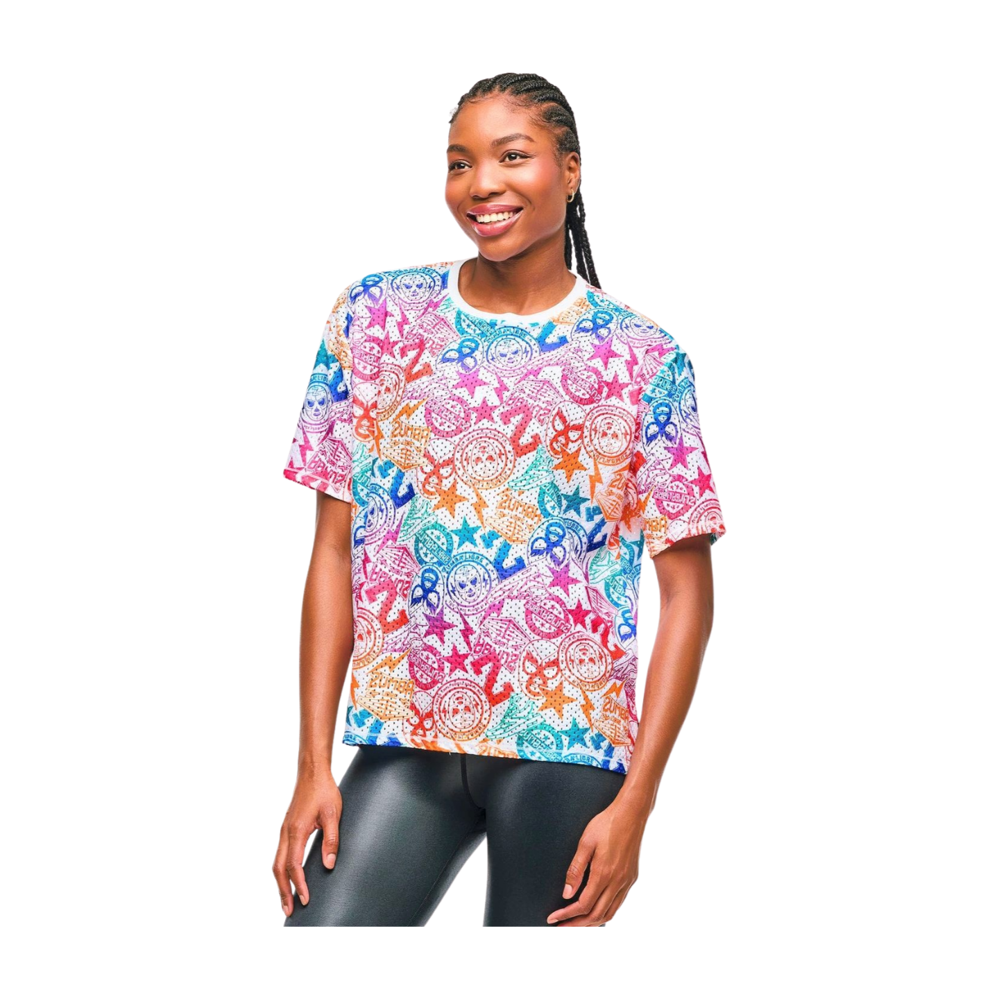 Zumba Libre Boxy Mesh Top With Side Slits (Pre-Order)
