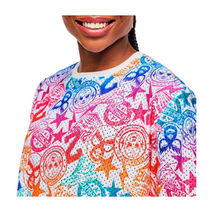 Zumba Libre Boxy Mesh Top With Side Slits (Pre-Order)