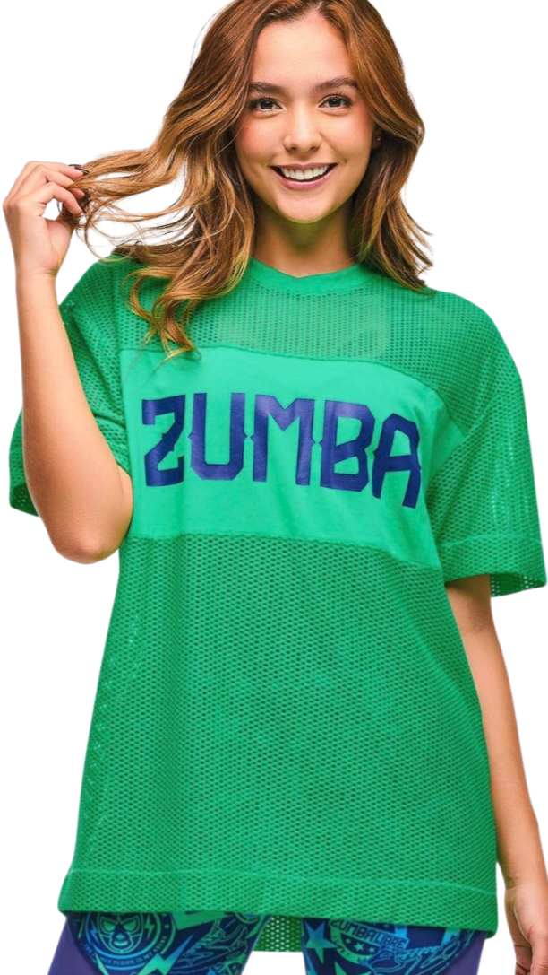 Zumba Libre Boxy Mesh Top