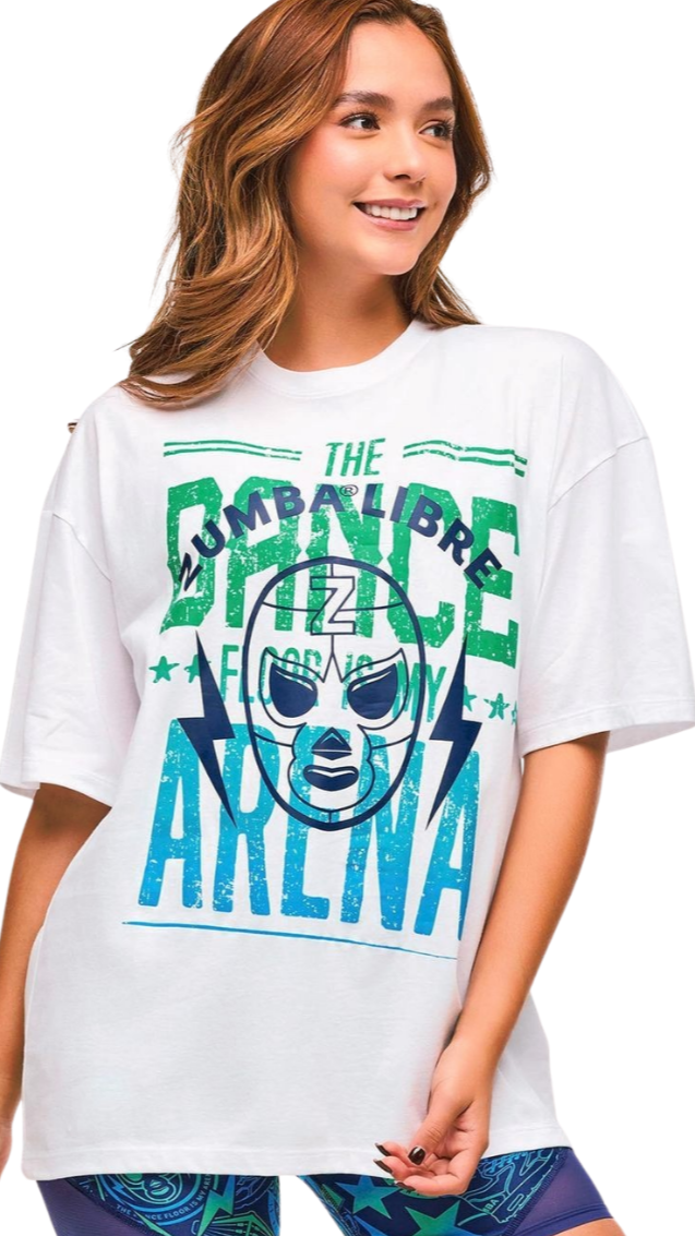 Zumba Libre Oversized Drop Shoulder Tee (Pre-Order)