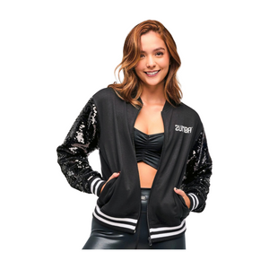 Zumba Libre Bomber Jacket With Sequin Sleeves (Pre-Order)