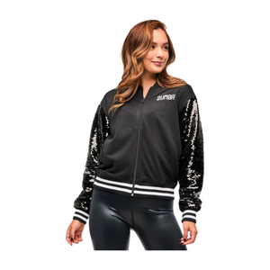 Zumba Libre Bomber Jacket With Sequin Sleeves (Pre-Order)