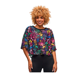 Sizzlin' Boxy Dolman Crop Top