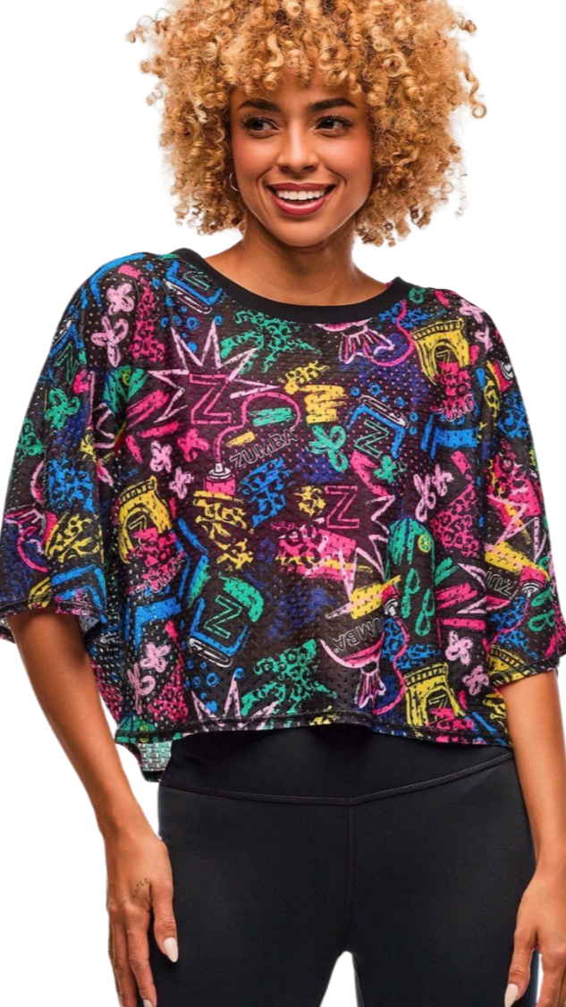 Sizzlin' Boxy Dolman Crop Top