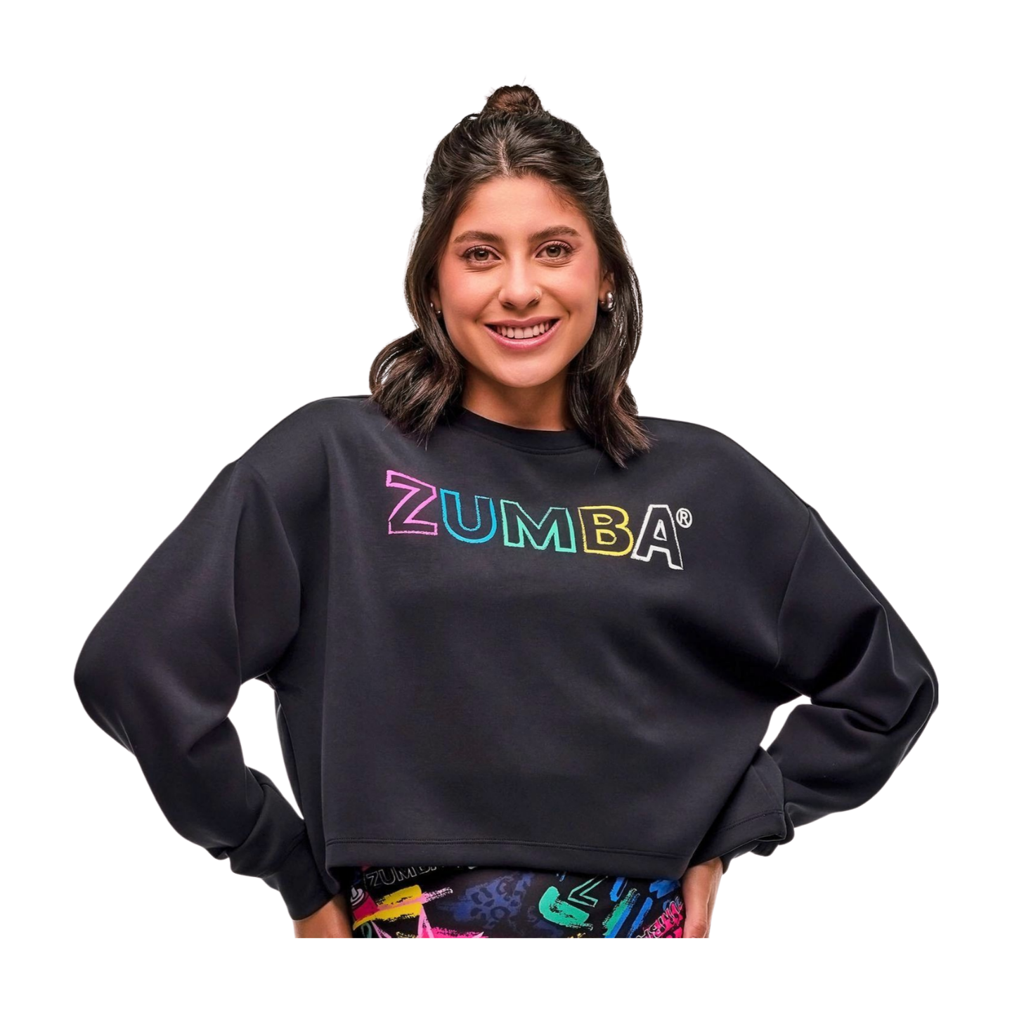 Sizzlin' Long Sleeve Oversized Crop Top