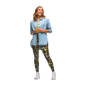 Sizzlin' Long Sleeve High Low Button Down