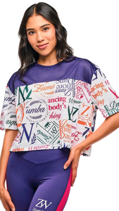 Class of 2001 Mesh Boxy Crop Top (Pre-Order)